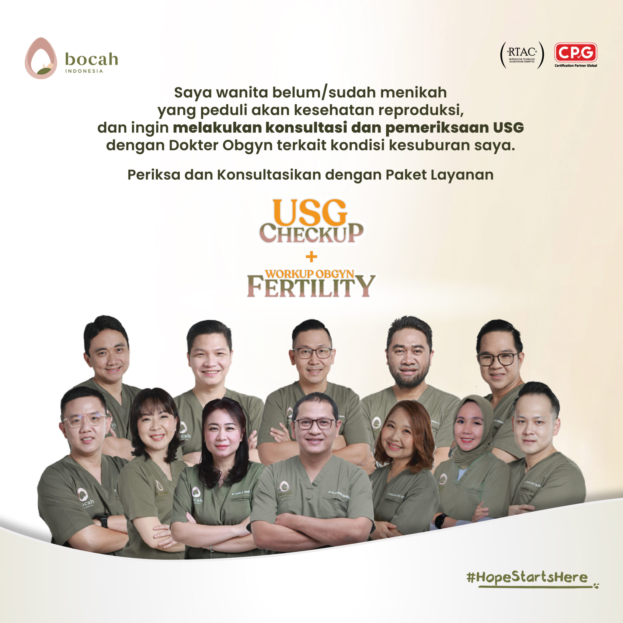 Paket USG + Fertility Workup Obgyn - Toko Bocah Indonesia